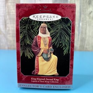 Hallmark Keepsake Ornament King Kharoof Second King Handcrafted & Dated 1998